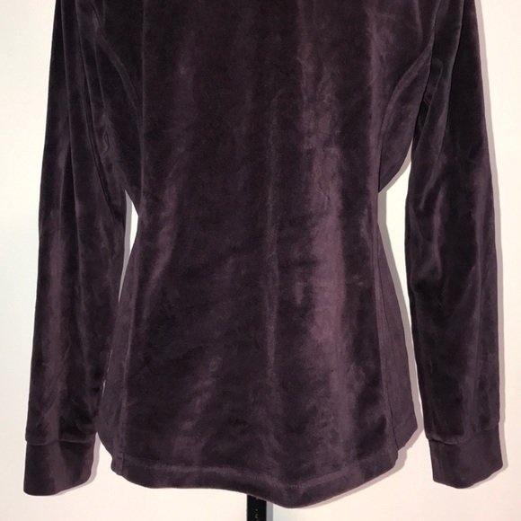 Charter Club Velvet Sweat Jacket Size Small - Picture 6 of 9